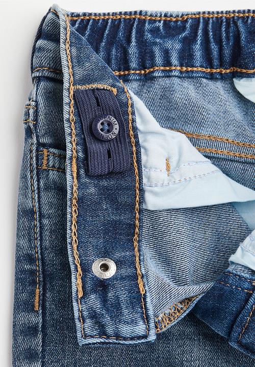 H&M - Superstretch slim fit jeans - dark denim blue