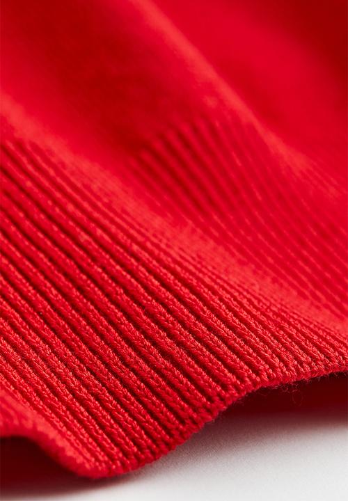 H&M - Fine-knit cardigan - red