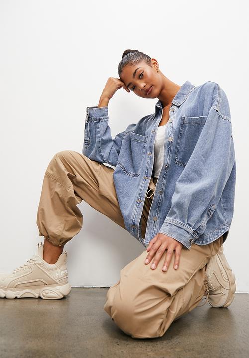 Blake - Denim overshirt - mid blue