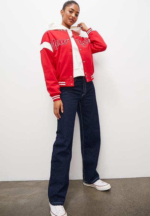 Blake - Collegiate bomber - red