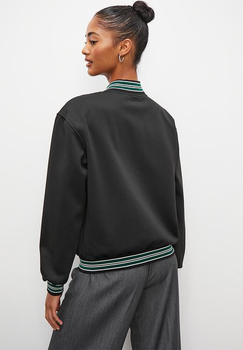 Blake - Collegiate bomber - black