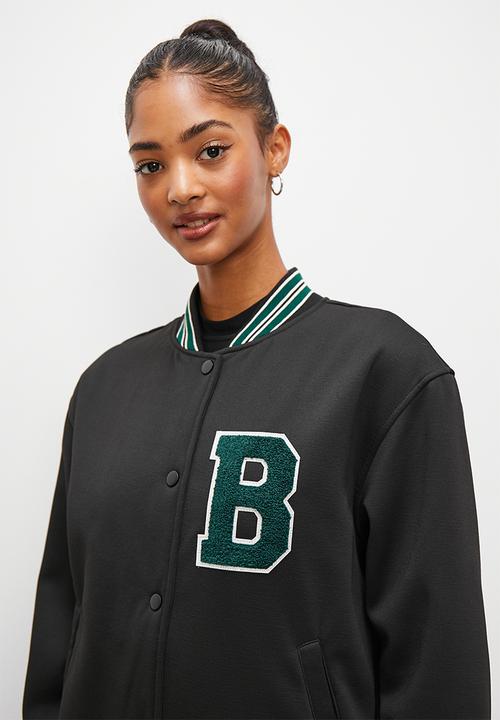 Blake - Collegiate bomber - black