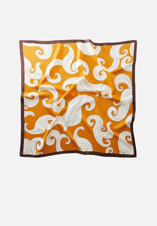 MANGO - Neck scarf felix - mustard