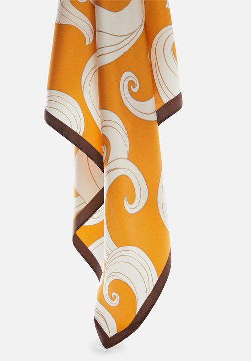 MANGO - Neck scarf felix - mustard