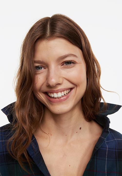 H&M - Checked pyjamas - dark blue/checked