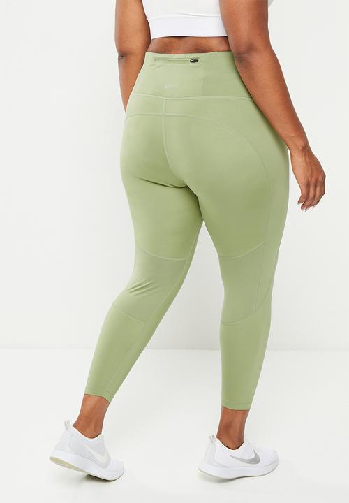 Nike - Plus w nike df fst sw hbr mr7/8tight - oil green & reflective silver