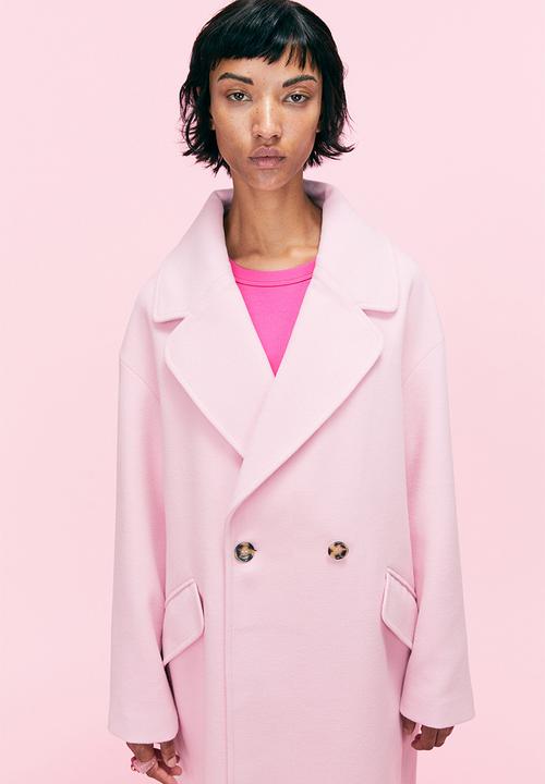 H&M - Coat - light pink