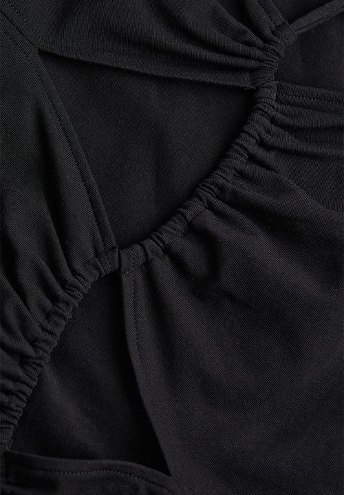 H&M - Cut-out top - black