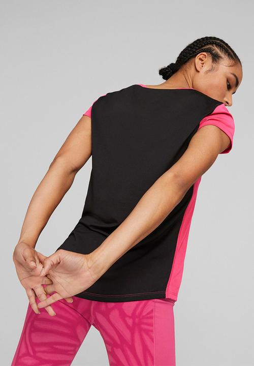 PUMA - Train all day tee - orchid shadow/puma black
