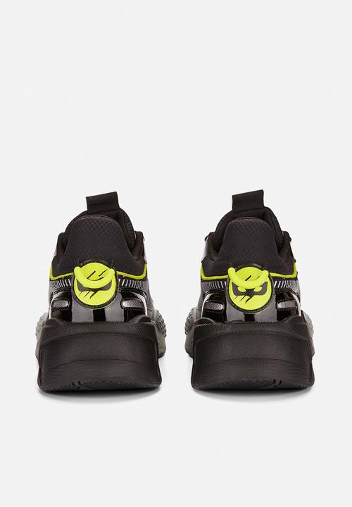 PUMA - Rs-x miraculous cn jr - puma black-feather gray-lime smash
