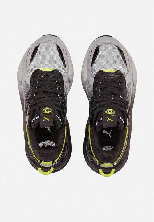 PUMA - Rs-x miraculous cn jr - puma black-feather gray-lime smash