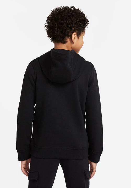 Nike - B nsw hoodie po club - black/white