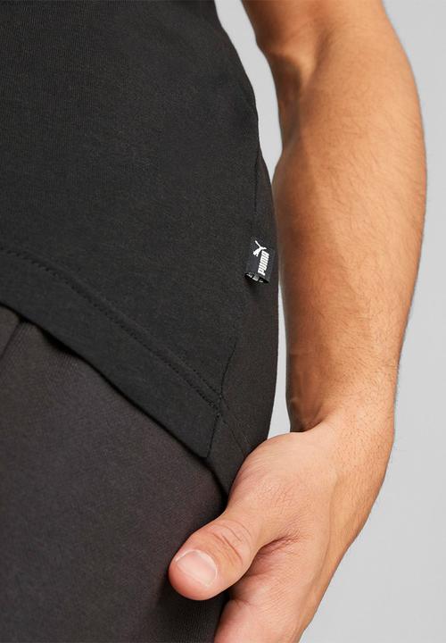 PUMA - Ess+ logo power tee - puma black-warm earth
