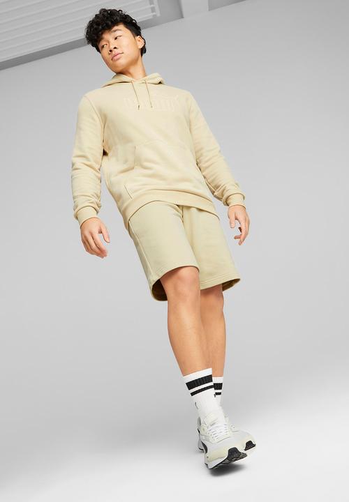 PUMA - Ess elevated hoodie tr - granola