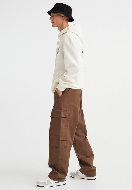 H&M - Loose fit cargo trousers - brown