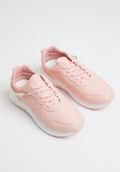 Jada - Pearl detail sneaker - pink