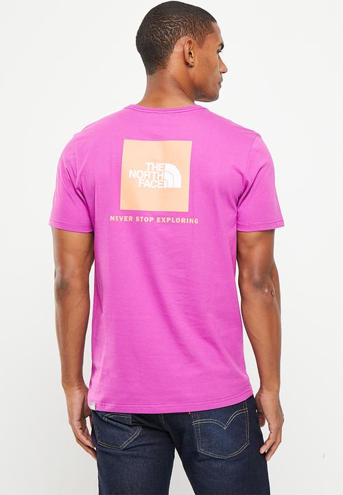 The North Face - Short sleeve redbox tee  - eu - purple cactus flower (lv1)