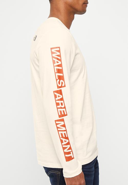 The North Face - Outdoor long sleeve graphic tee - gardenia white 