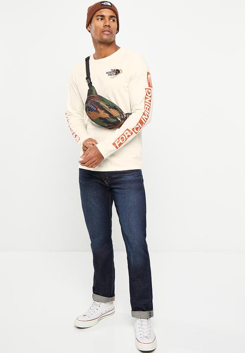 The North Face - Outdoor long sleeve graphic tee - gardenia white 
