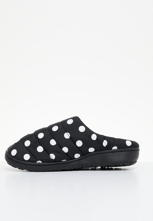 SUBU® TOKYO - Subu permanent slipper - black & white