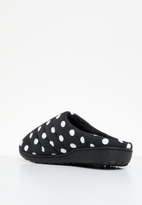 SUBU® TOKYO - Subu permanent slipper - black & white