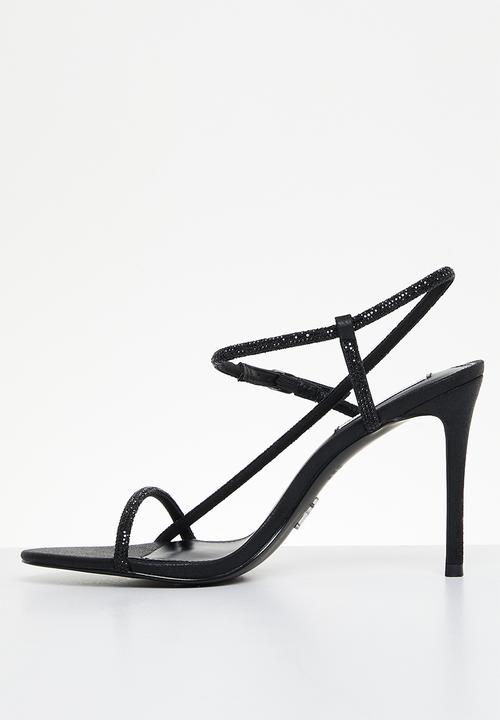 Steve Madden - Melania barely there stiletto - black