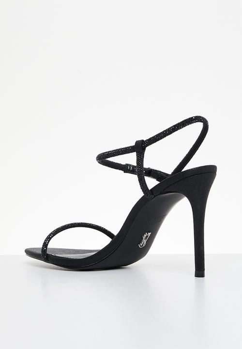 Steve Madden - Melania barely there stiletto - black