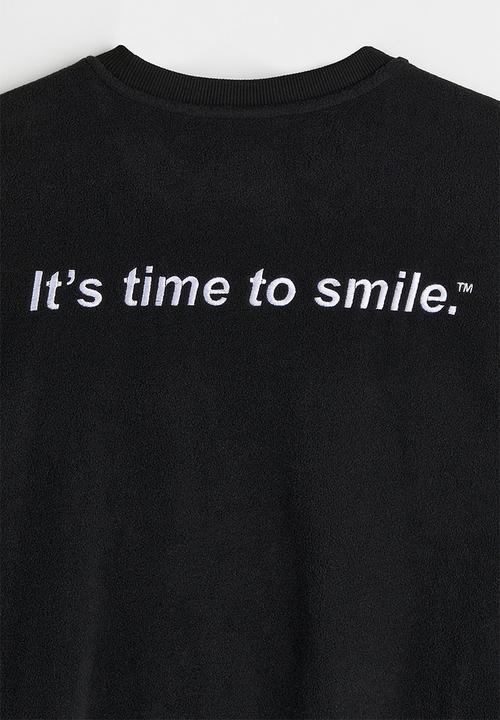 H&M - Relaxed fit sweatshirt - black/kodak