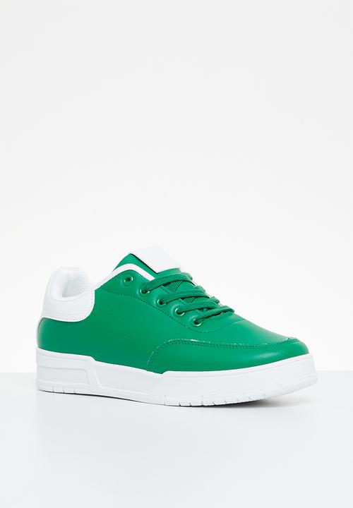 Tom Tom - Low cut casual sneaker - green/white