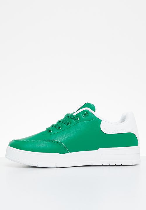 Tom Tom - Low cut casual sneaker - green/white