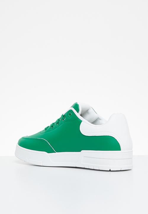 Tom Tom - Low cut casual sneaker - green/white