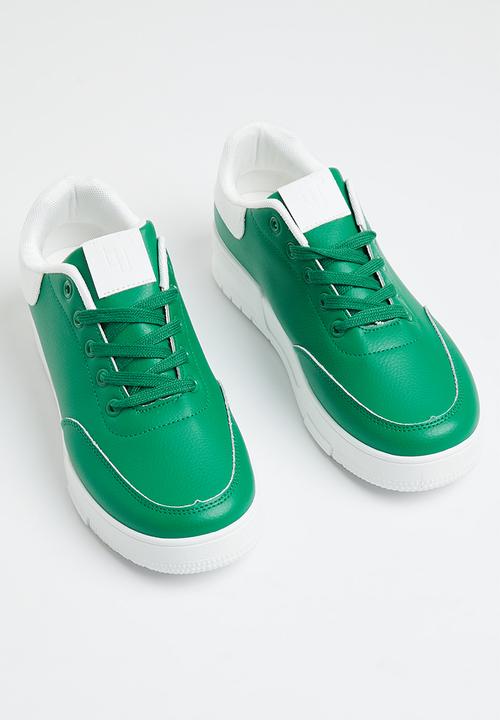 Tom Tom - Low cut casual sneaker - green/white
