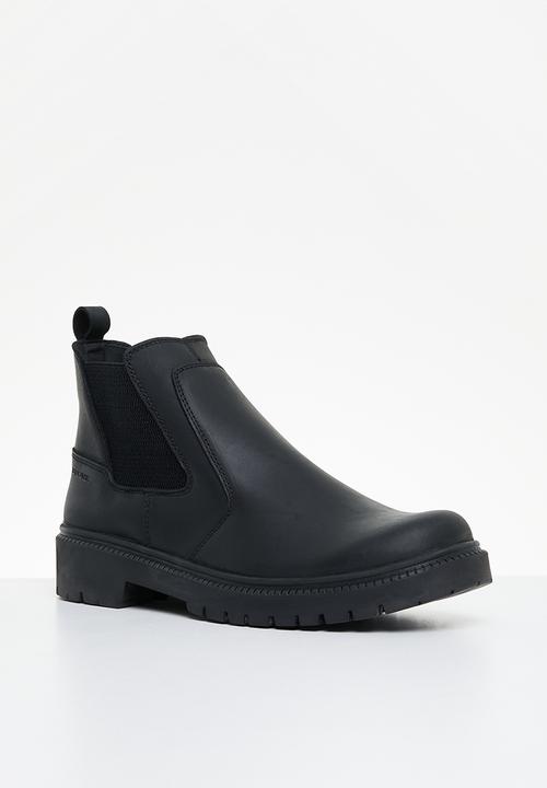 Bronx - M4 leather boot - black