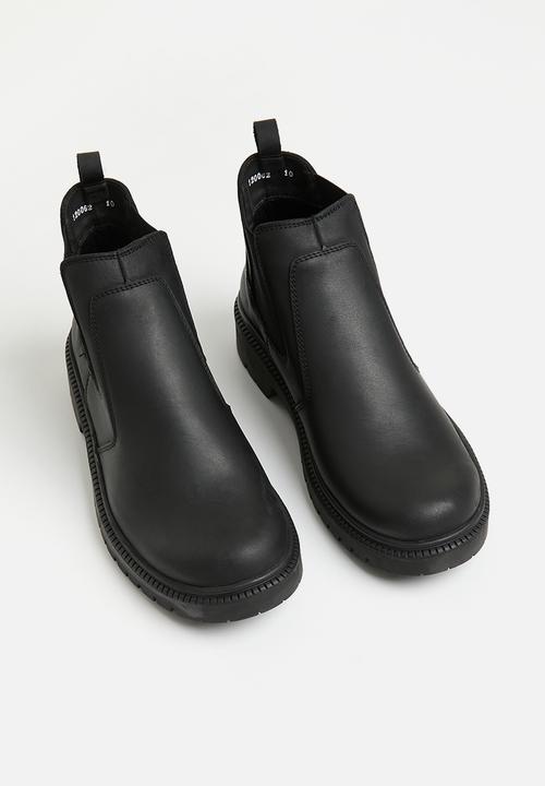 Bronx - M4 leather boot - black