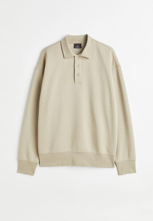 H&M - Relaxed fit polo shirt - light beige
