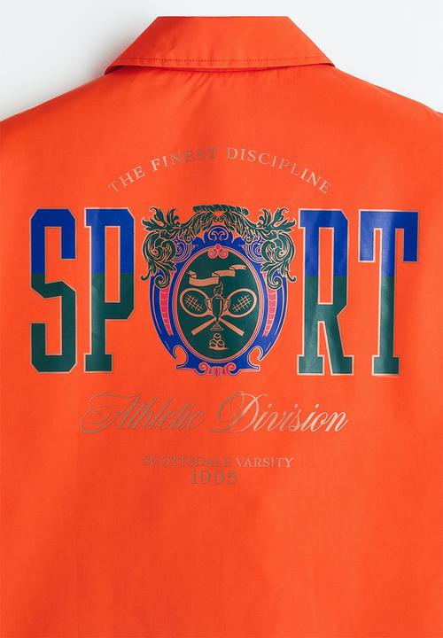 H&M - Water-repellent coach jacket - orange