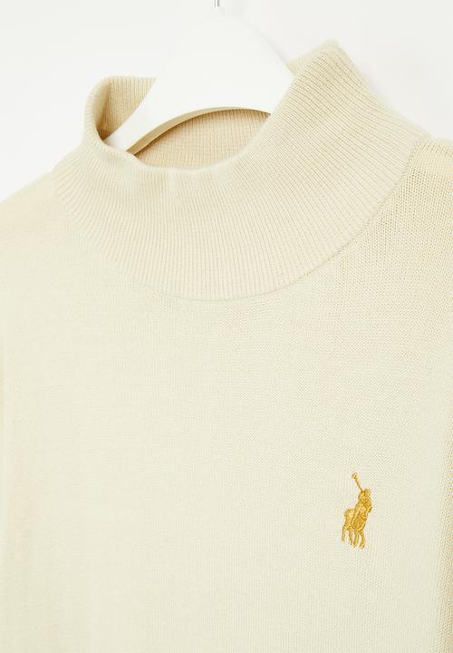 POLO - Girls paige ls knitted pullover - white