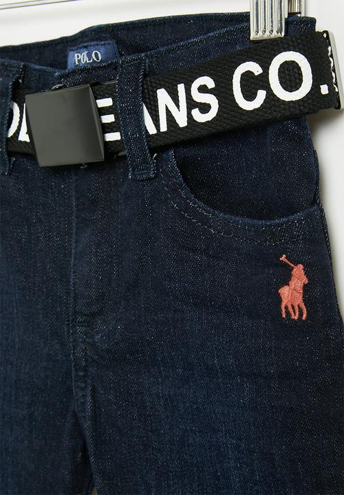 POLO - Boys pjc rowan slim fit jean - dark wash