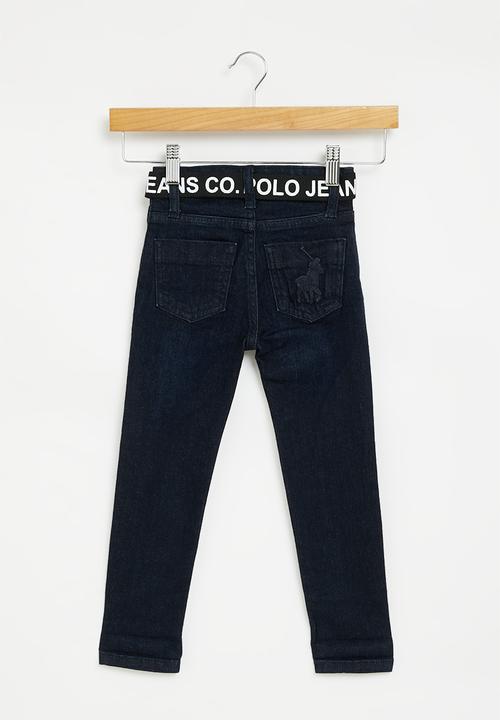POLO - Boys pjc rowan slim fit jean - dark wash