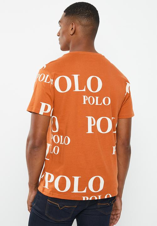 POLO - Mens aop short sleeve tee - orange