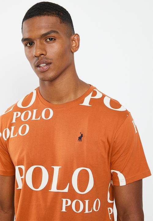 POLO - Mens aop short sleeve tee - orange