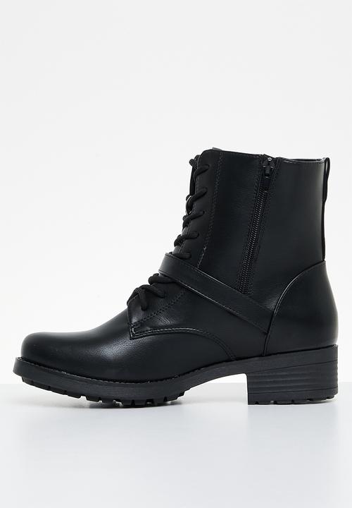 Madison® - Bex lace-up boot - black