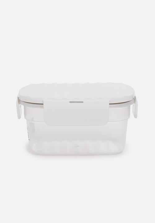 LocknLock - Wave container small set of 3 - white