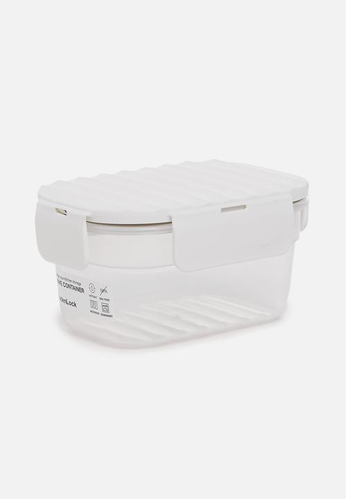 LocknLock - Wave container small set of 3 - white