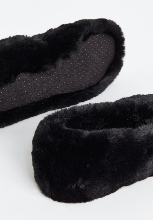 H&M - Soft indoor slippers - black