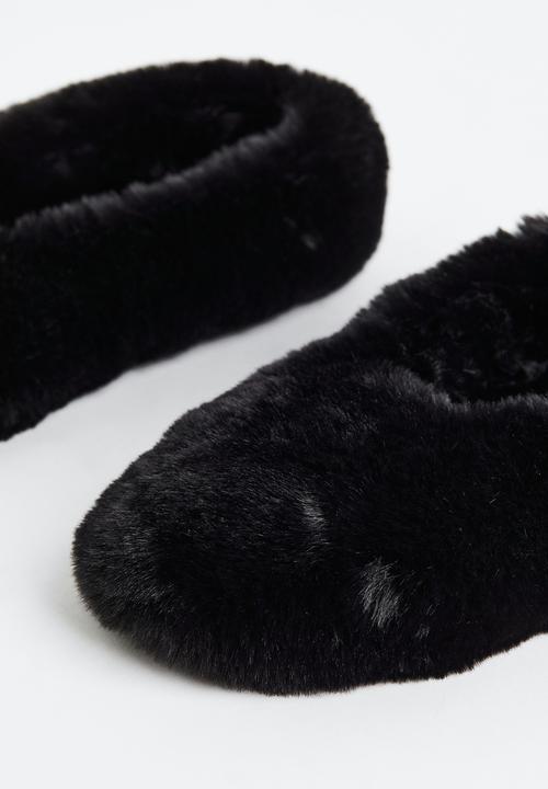 H&M - Soft indoor slippers - black