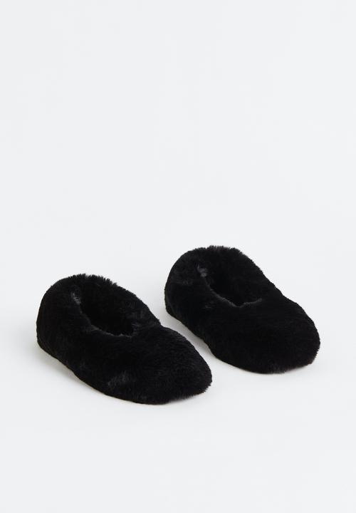 H&M - Soft indoor slippers - black