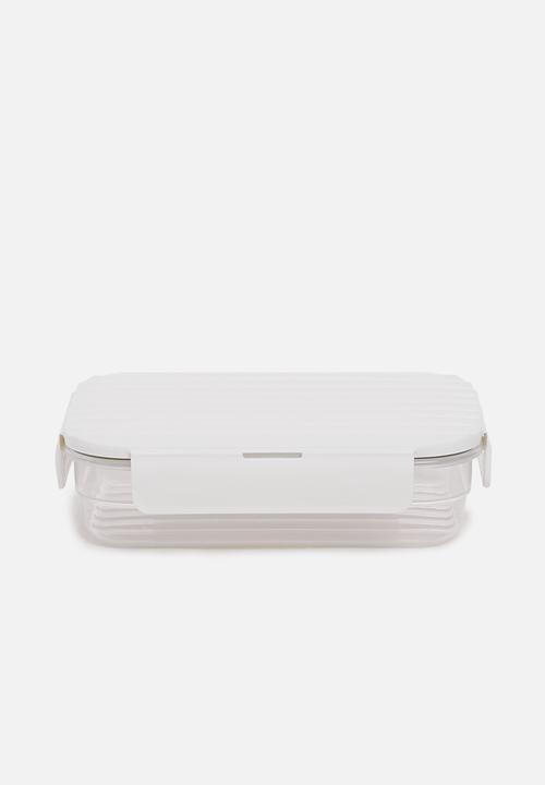 LocknLock - Wave container medium set of 4 - white