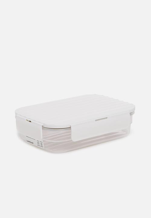 LocknLock - Wave container medium set of 4 - white