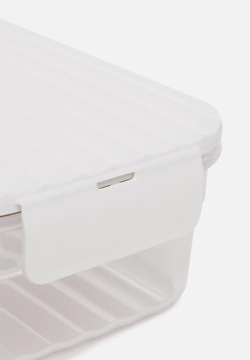LocknLock - Wave container medium set of 4 - white